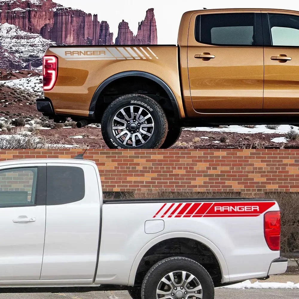 Rear Trunk Side Letter Decal for Ford Ranger Raptor | Vinyl Film Truck Graphic