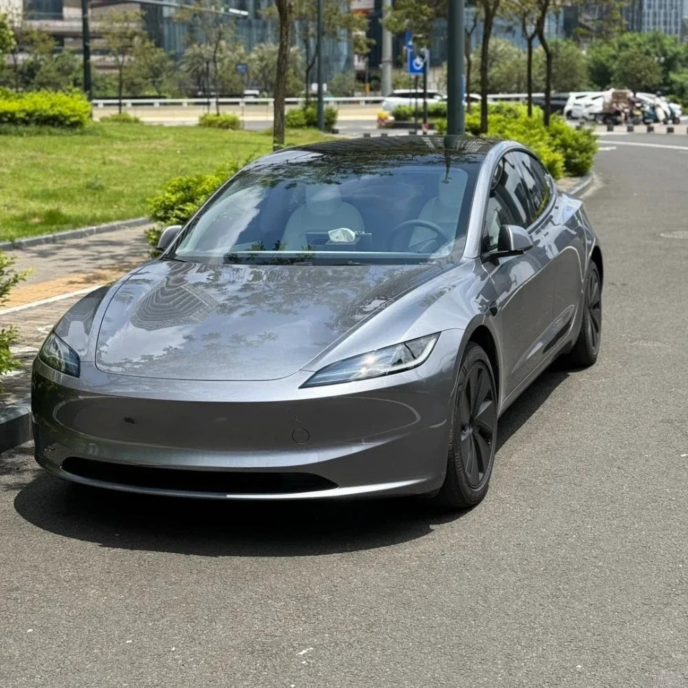 Precut Color Change PPF for Tesla Model 3 Highland (2024–2025) | Black & Glacier Blue PET Film