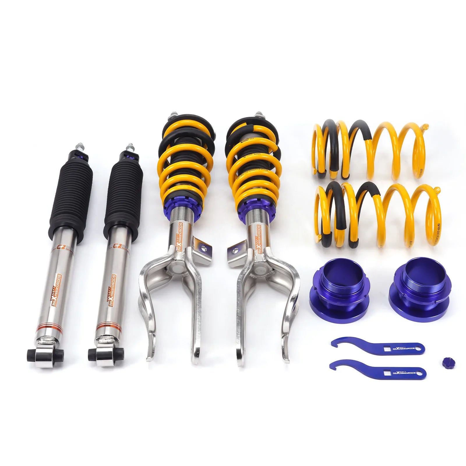 MaXpeedingrods Comfort Coilover Suspension Kit for Tesla Model Y AWD (2020+) | Adjustable Height