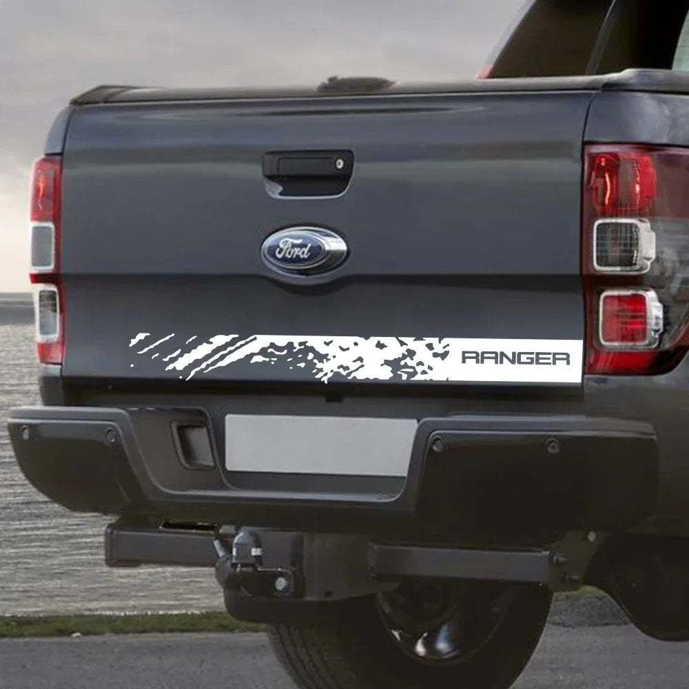 Back Door Tailgate Vinyl Decal for Ford Ranger Raptor T6 / Wildtrak | Pickup Truck Sticker