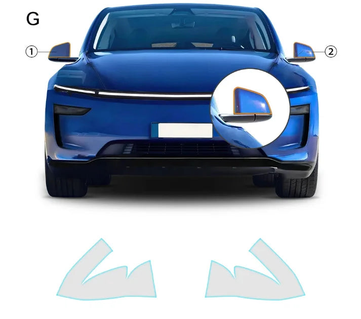 Precut PPF for Tesla Model Y Juniper (2025–2026) | TPU Headlight, Tail Light & Pillar Protection