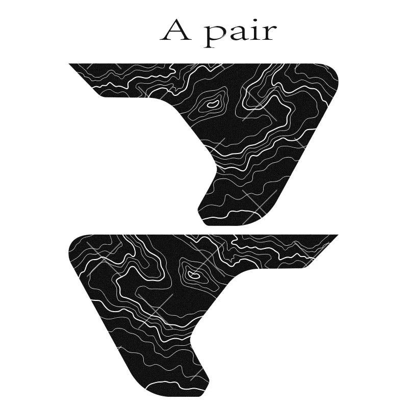 Jeep Wrangler JL / JLU & Gladiator JT Topographic Fender Vent Decal – PVC Vinyl Sticker (2018–2026)