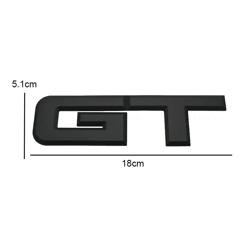 3D Metal Rear Trunk Emblem Badge for Ford Mustang GT | Self-Adhesive Car Sticker