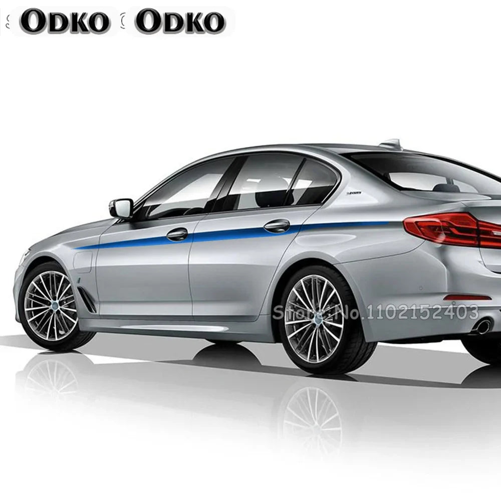 BMW M Performance Waistline Stripe Decal for F20 / F22 / F23 / F30 / F32 | 2-Piece PVC Vinyl