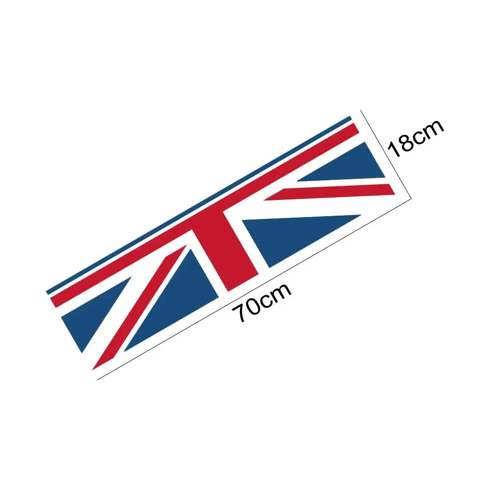 Union Jack Rear Trunk Decal for Mini Cooper One / JCW / S / Clubman / Countryman (F60, R60, R55) | Vinyl Styling Sticker