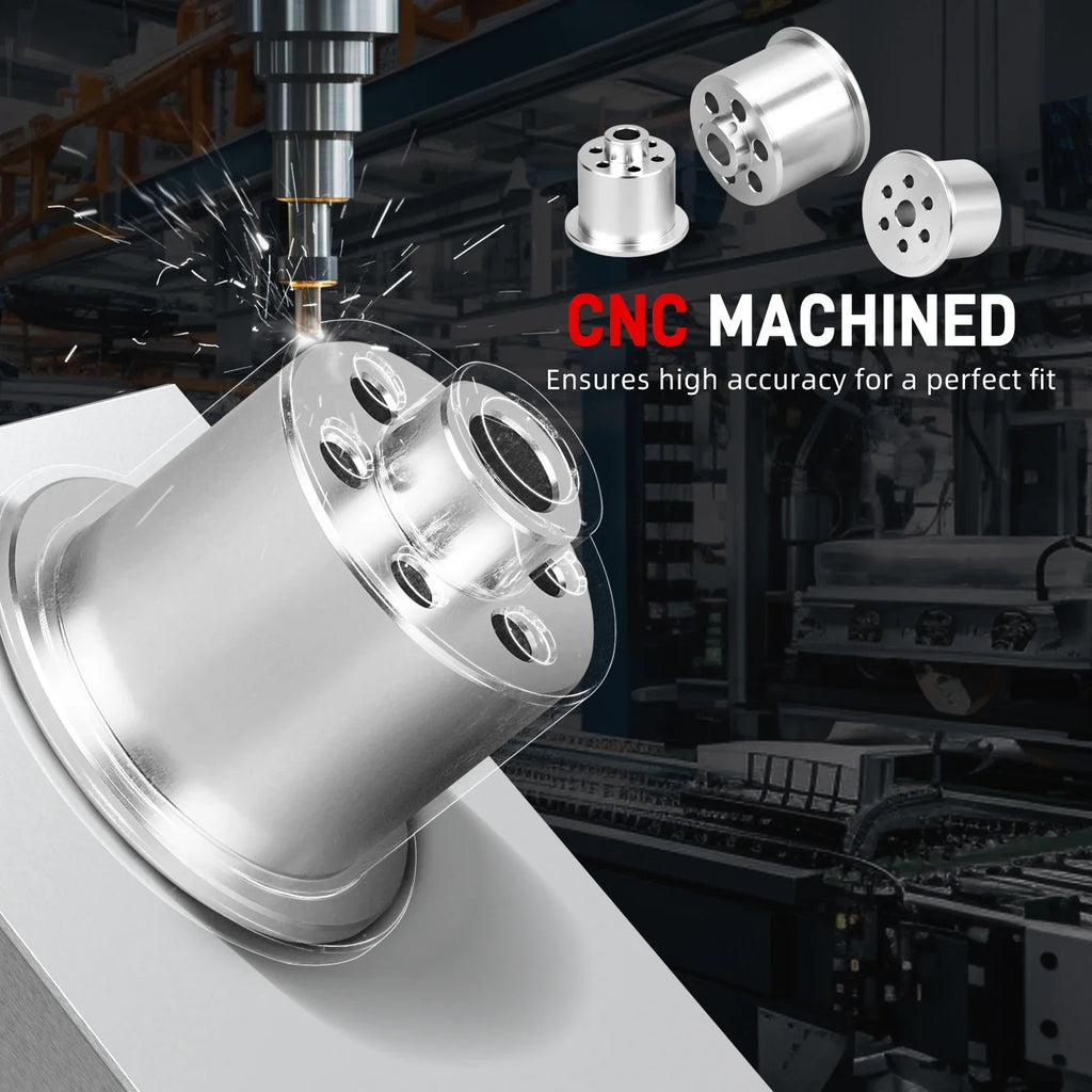 BMW E46 3 Series & E85 Z4 Solid Billet Aluminium Rear Differential Bushing Set 1999 - 2008 (Excludes E46 M3 / Z4M / Replaces 33176770788 / 33176751808 / 33171093175 / 33171093565)