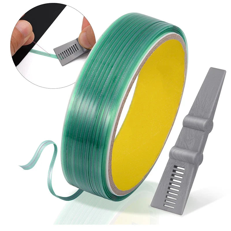 Vinyl Wrap Cutting Tape | Finish Line Tape for Car, Motorcycle & Boat Film Installation