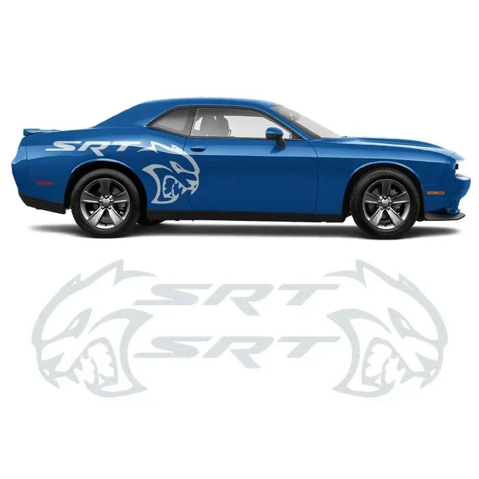 Hellcat SRT Rear Fender Tribal Decal — Both Sides Included | Challenger, Charger & Mustang