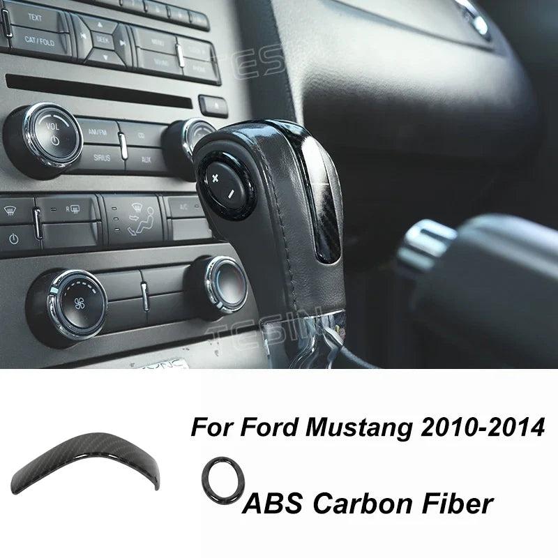 Carbon Fiber Grain Interior & Exterior Decoration Sticker for Ford Mustang (2009-2014) | Kit