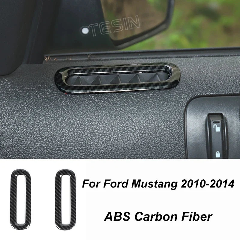 Carbon Fiber Grain Interior & Exterior Decoration Sticker for Ford Mustang (2009-2014) | Kit