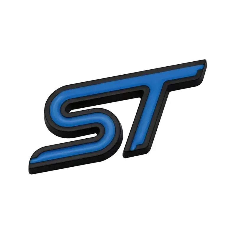 3D Metal ST Badge | Body & Trunk Emblem for Ford Everest / Fiesta / Ecosport / Focus