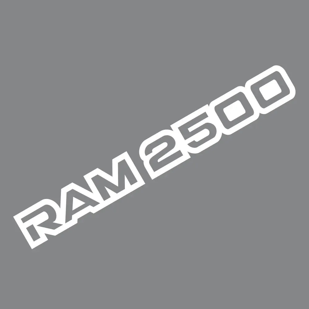 Front Windshield Logo Style Decal for Dodge RAM 1500 / 2500 / 3500 | Vinyl Truck Graphic Cover