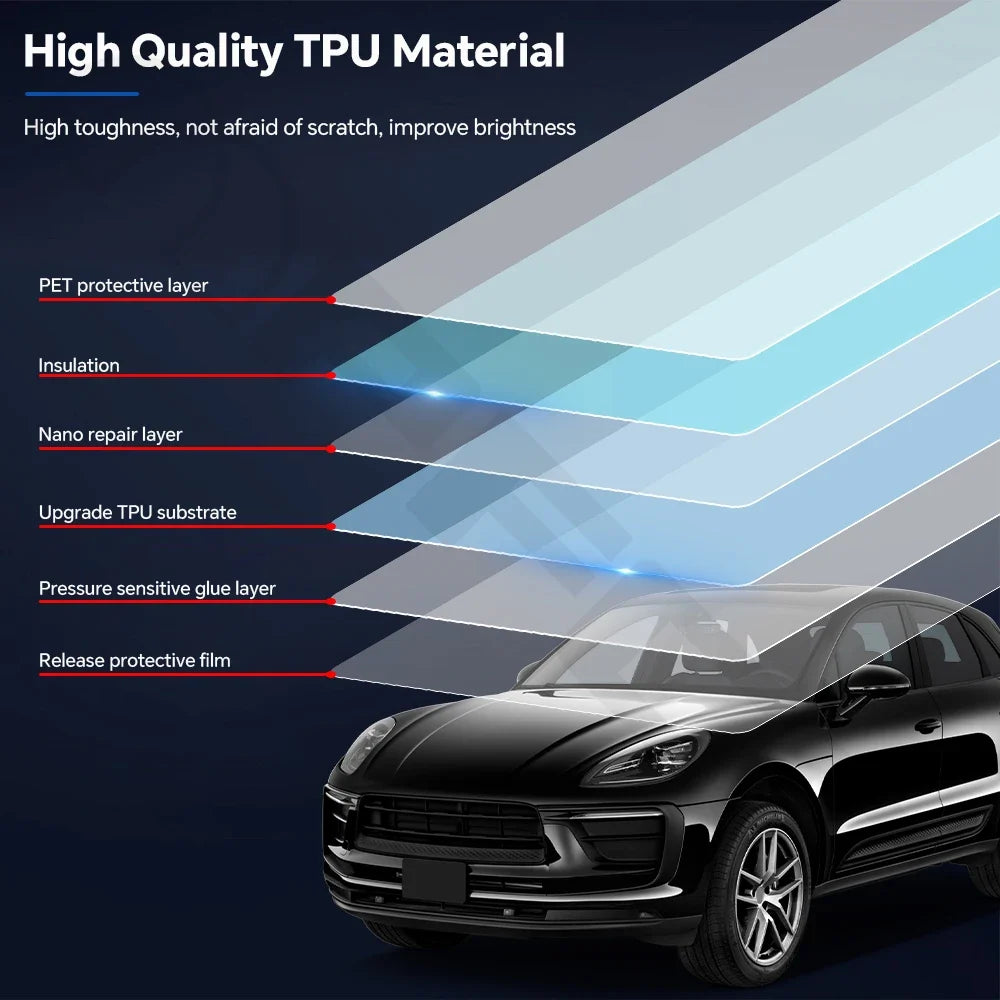 Precut PPF for Porsche Macan Base / S / Turbo (2022–2025) | Full Body TPU Paint Protection Film
