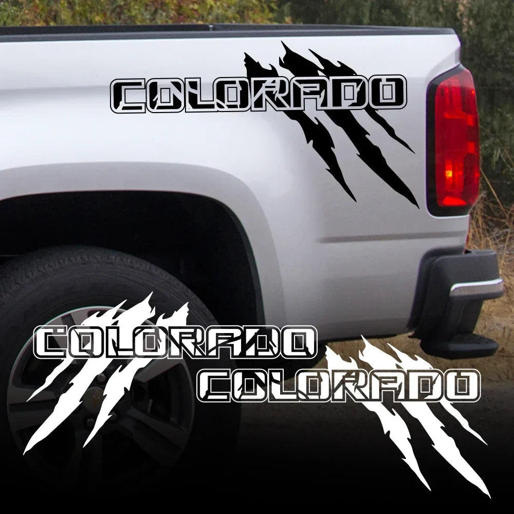 Claw Style Truck Bed Side Decal | Universal Pickup Body Vinyl Graphic