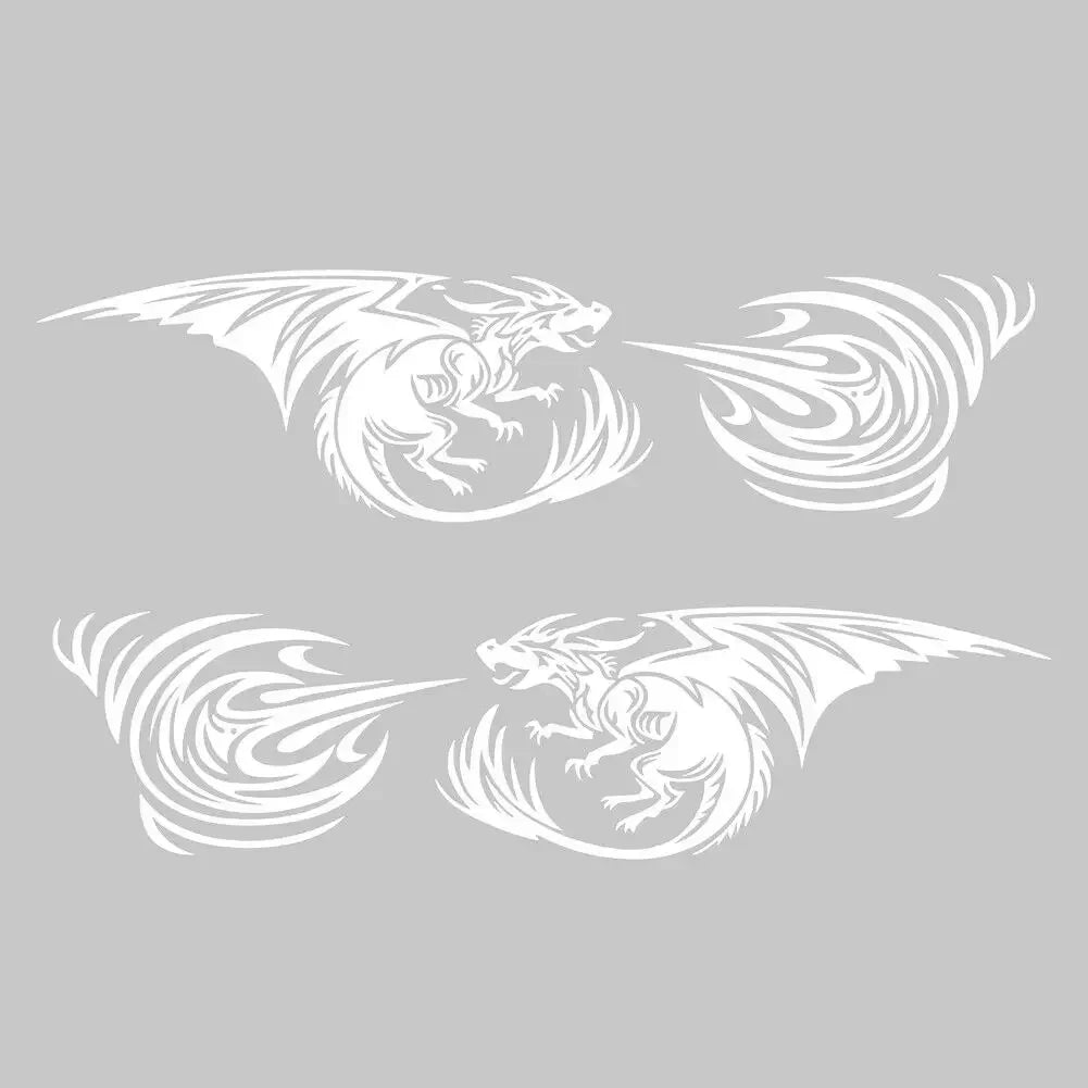 Dodge Challenger Hellcat Vintage Running Cat Tribal Tattoo Door Decal – Vinyl Graphic | 7 Designs, Left / Right / Both Sides