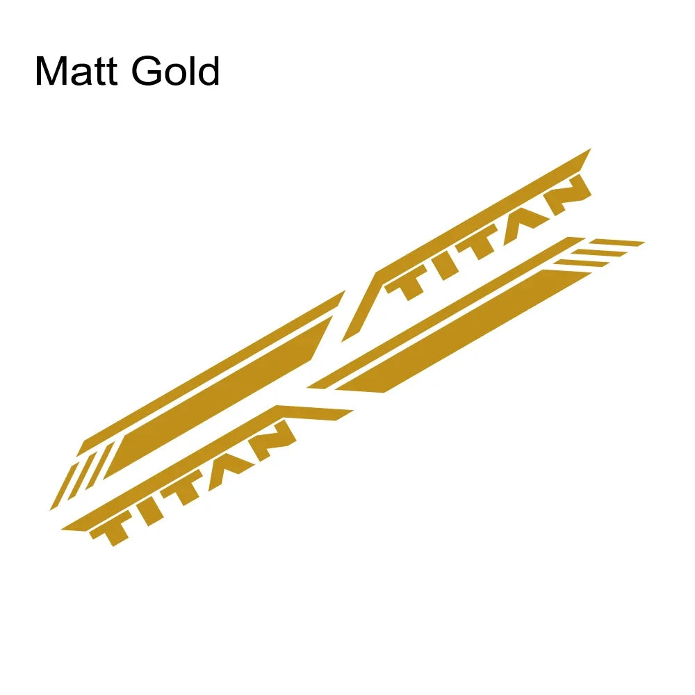 Trunk Side Stripe Decal for Nissan Titan Pro-4X | Pickup Truck Vinyl Graphic