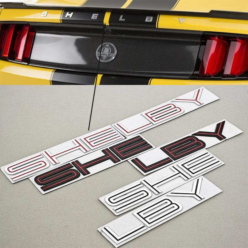 3D Metal GT350 / Shelby / 5.0 Fender & Trunk Badge | Ford Mustang Emblem Sticker