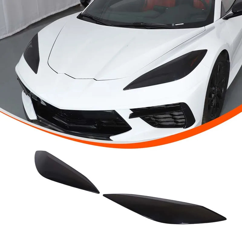 Black Tail Light Cover Brake Light Wide Indicator Trim for Corvette C8 Z51/Z06 (2020–2023) | ISO9001