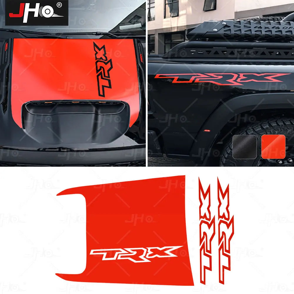 Dodge Ram 1500 TRX Hood Decal Kit – Full Body TRX Graphic Vinyl Wrap (2021–2023)