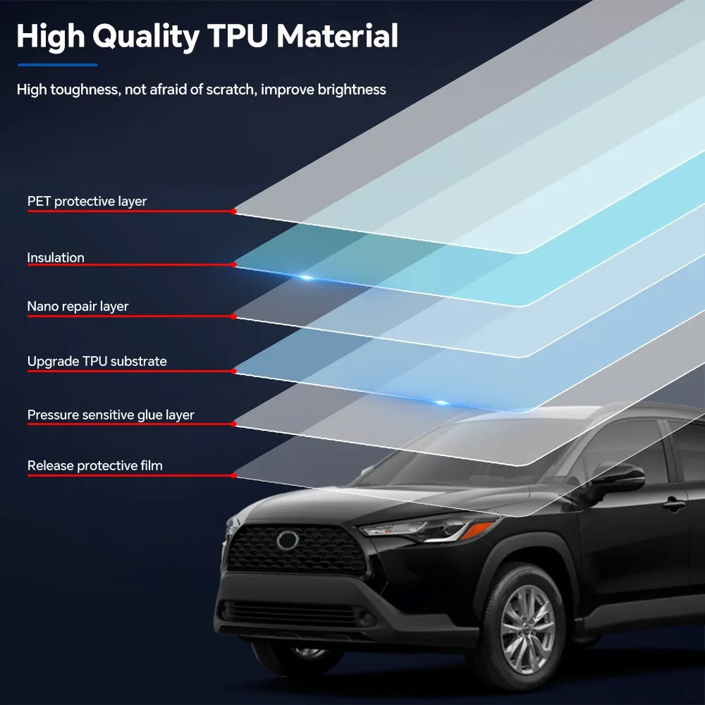 Precut PPF for Toyota Corolla Cross LE / XLE (2022–2024) | TPU Paint Protection Film