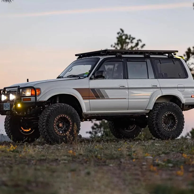 Off-Road Body & Waistline Stripe Decal Kit for Toyota Land Cruiser LC80 | Exterior Vinyl Graphics