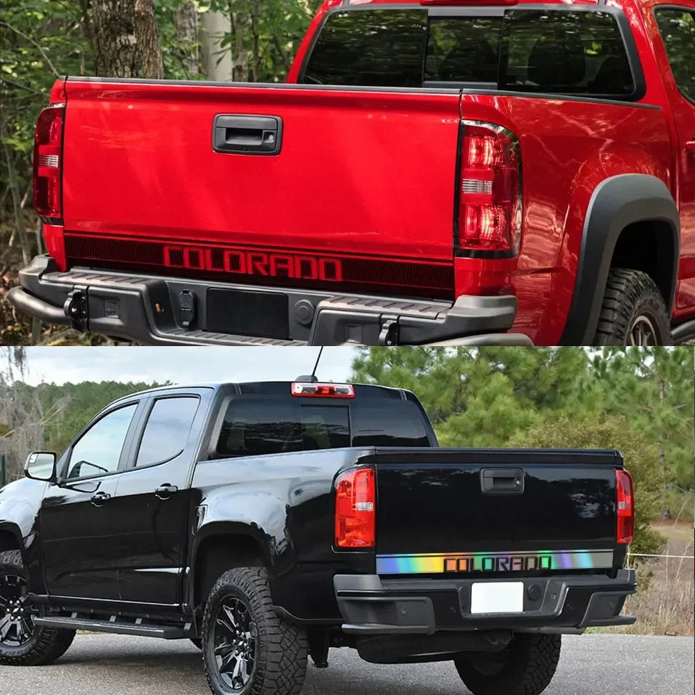 Custom Letter Tailgate Decal for Pickup Trucks | Rear Tail Vinyl Film Graphic
