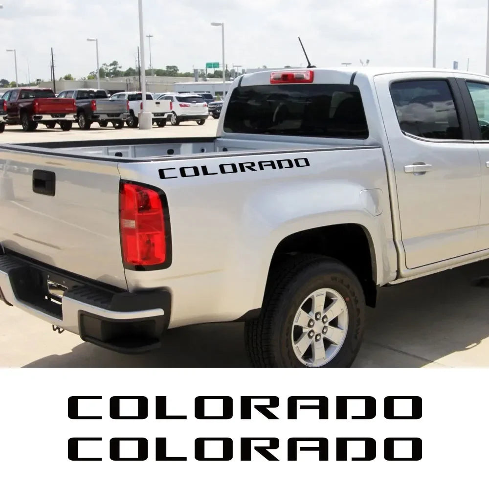Rear Trunk Side Decal for Chevrolet Colorado | 2-Piece Pickup Truck Vinyl Graphic