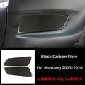 Carbon Fiber Rear Door Trim for Ford Mustang GT (2015-2021) | Interior Decal Kit