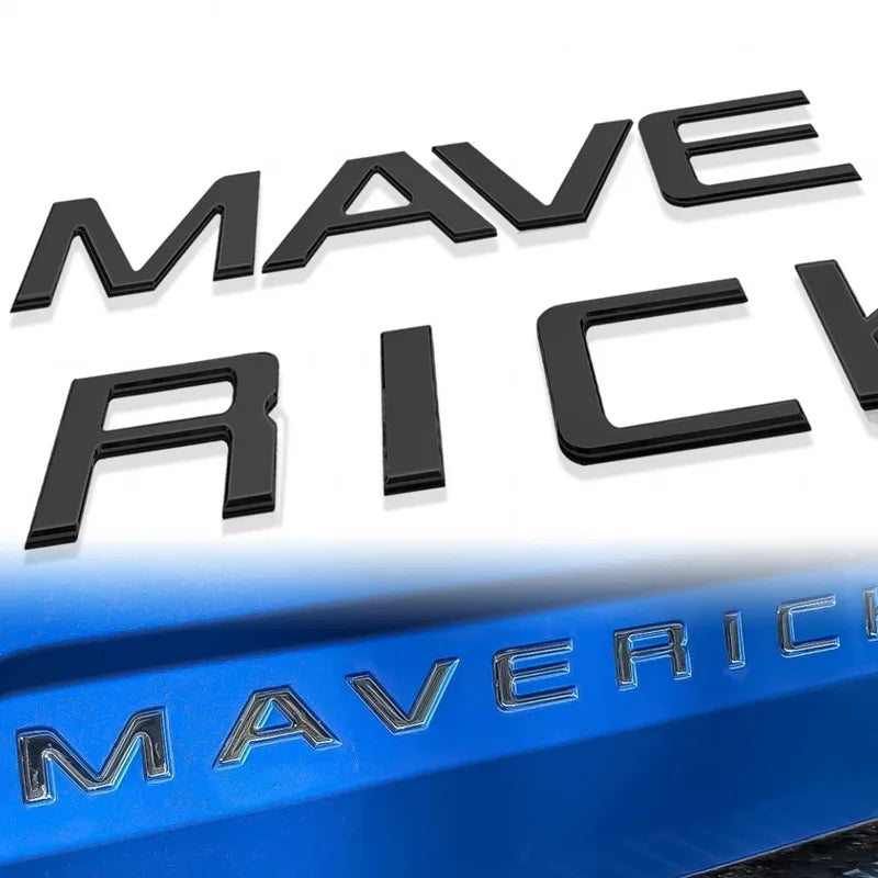 Tremor Rear Trunk Letter Sticker for Ford Maverick Tremor | Groove Insert Badge Decal