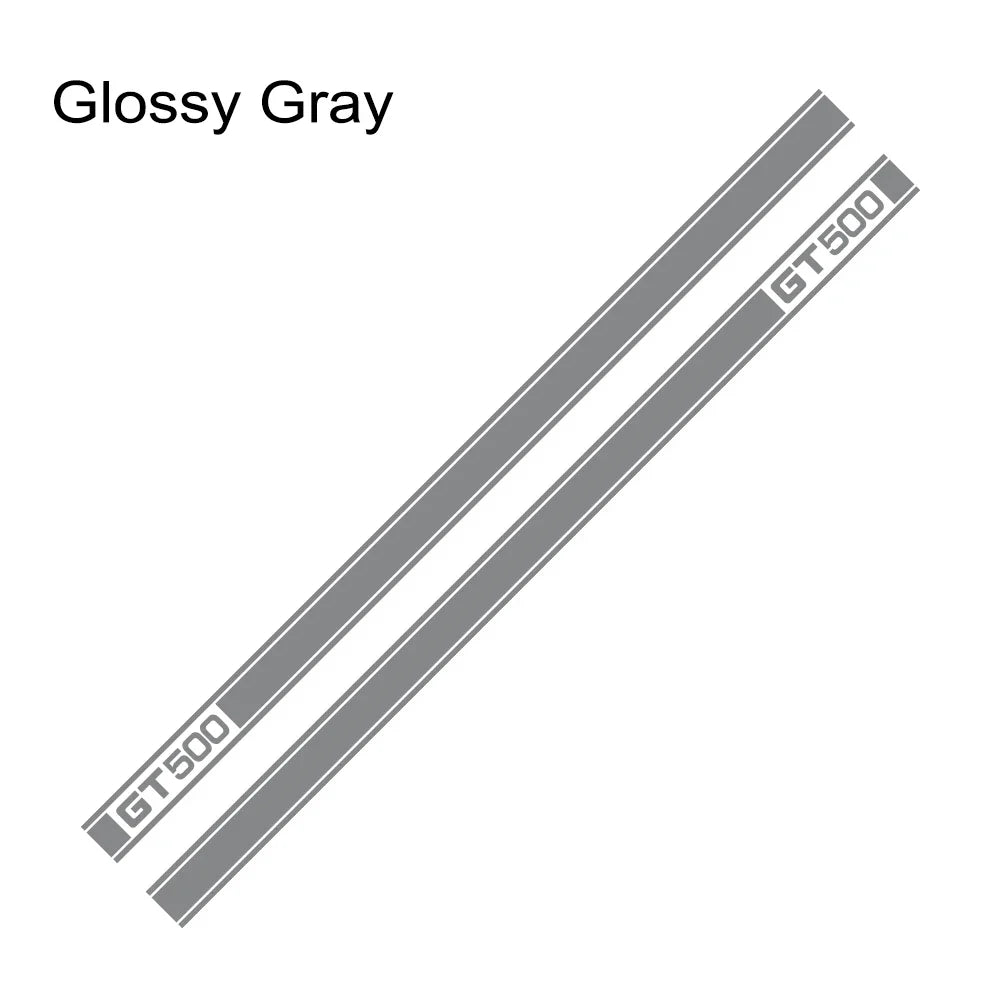 Long Door Side Skirt Stripe Decal for Ford Mustang Shelby GT500 | Sport Vinyl Sticker