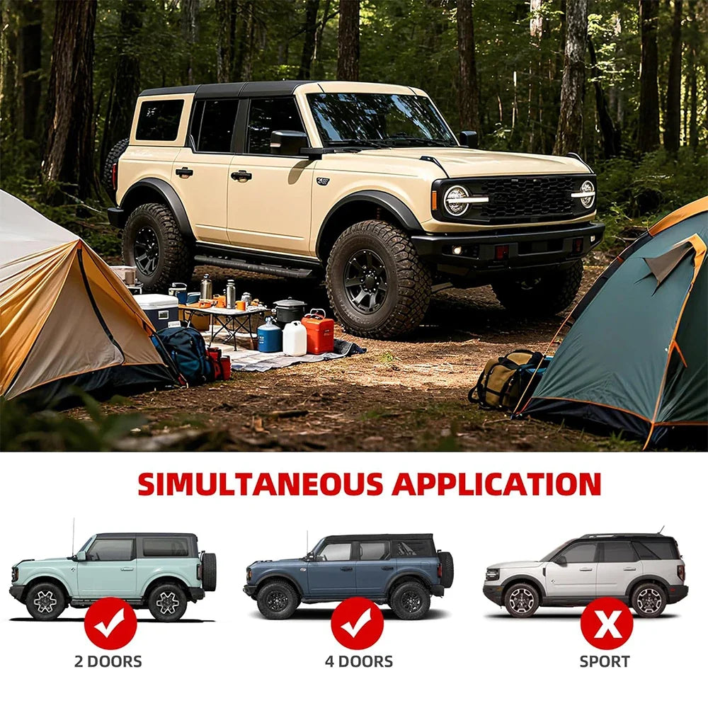 Ford Bronco Tailgate Table – Folding Luggage Shelf & Load Platform (2021–2025, 2 & 4-Door)