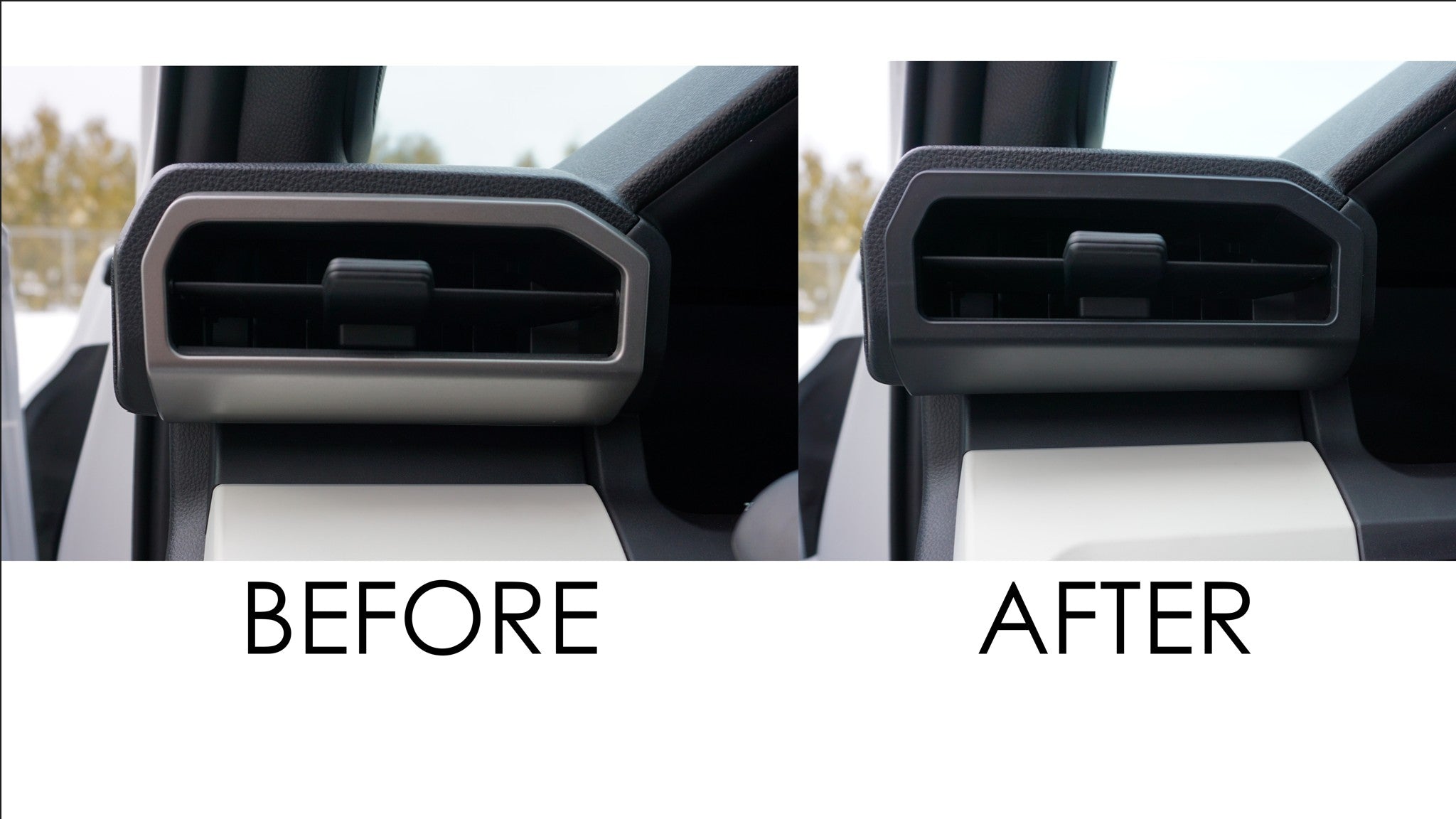 VENT TRIM 3 PC (2024+ TACOMA / 2025+ 4RUNNER) - BLACK