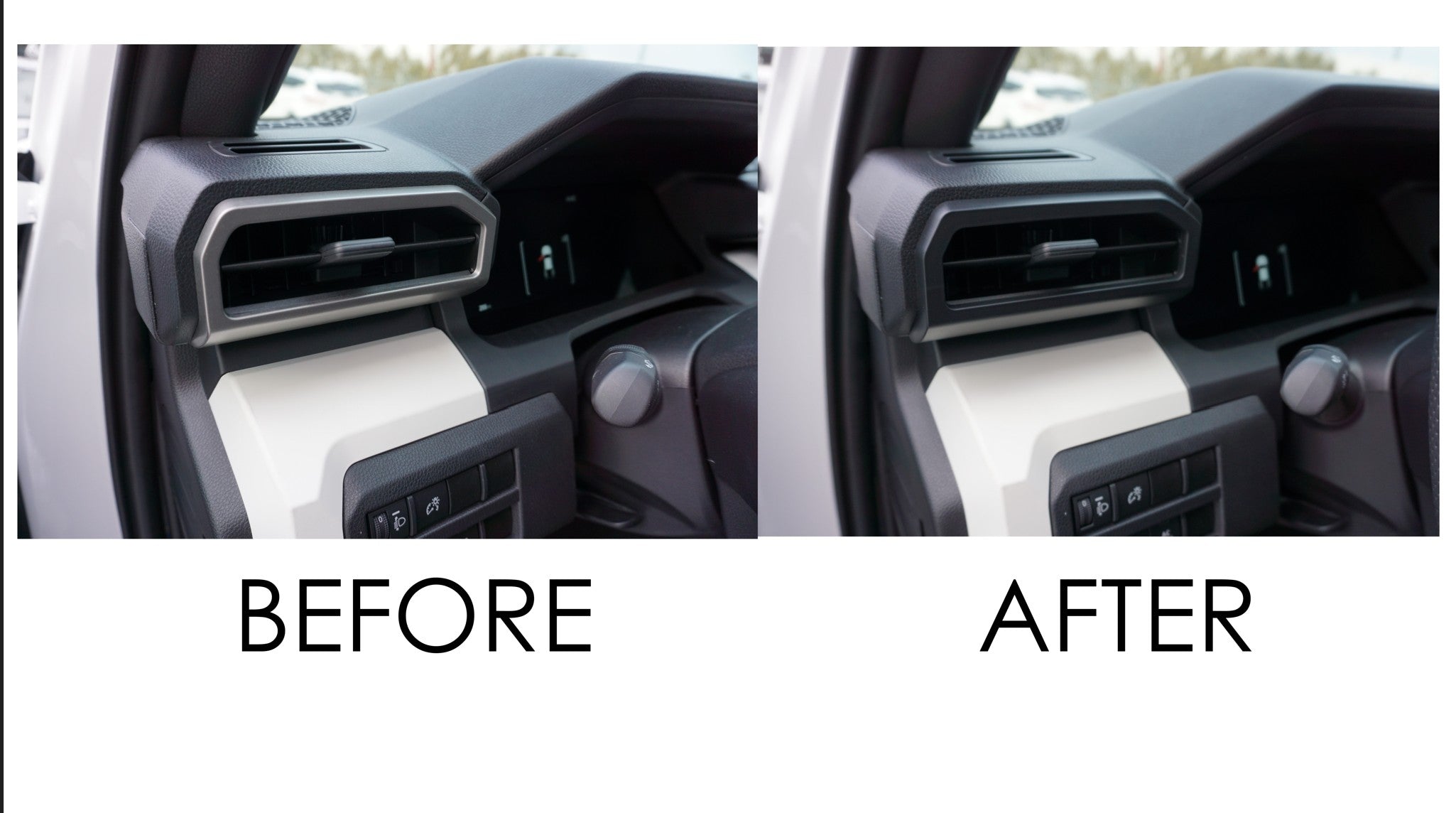 VENT TRIM 3 PC (2024+ TACOMA / 2025+ 4RUNNER) - BLACK
