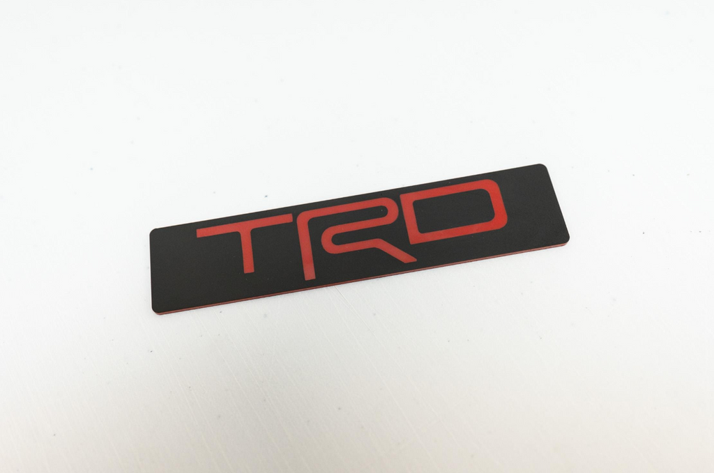 "TRD Sport" Husky Floor Mat Logo (Etched Acrylic) - Universal
