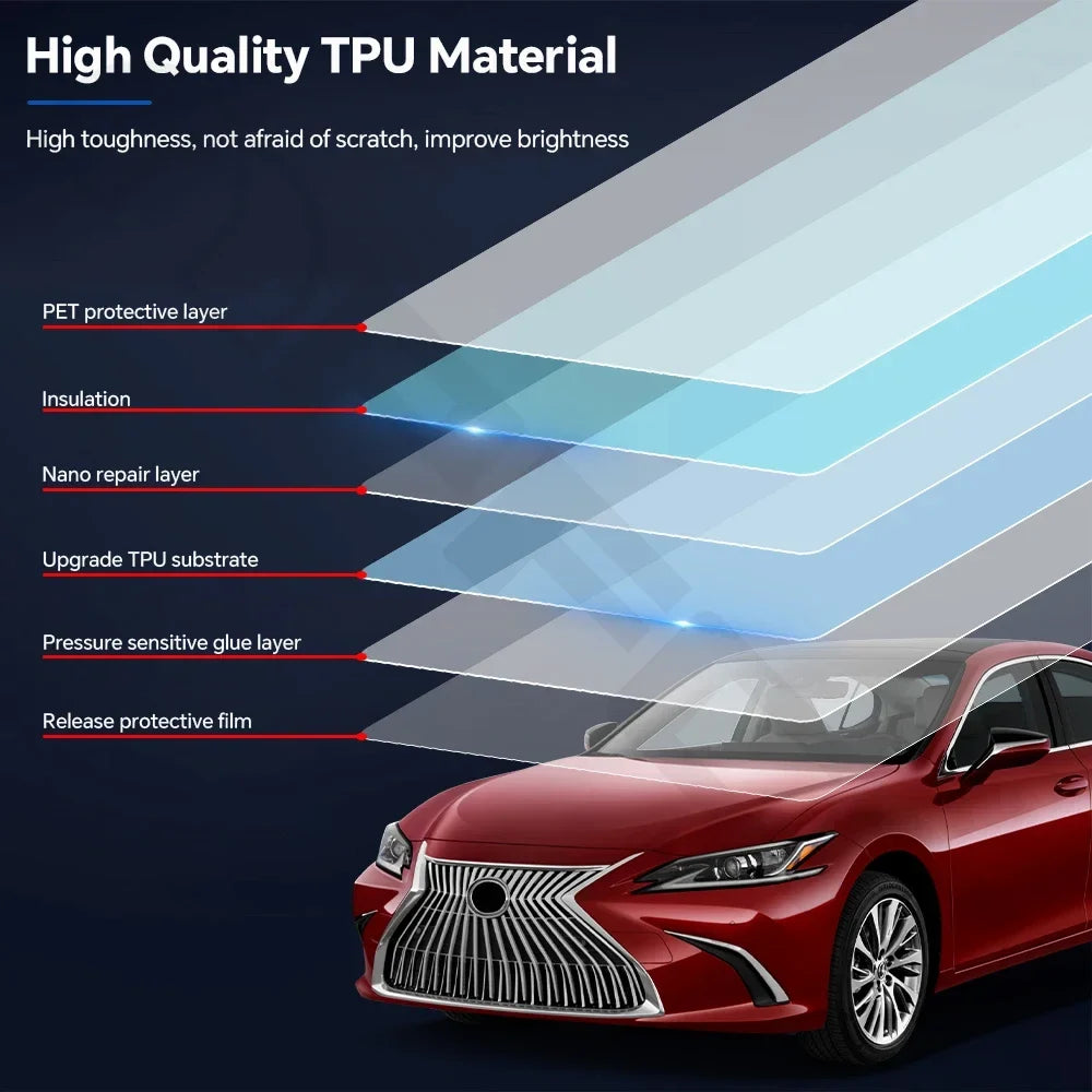 Precut PPF for Lexus ES 250 / 300h / 350 (2019–2023) | TPU Paint Protection Film Clear Bra