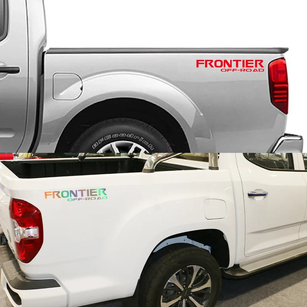 Trunk Bed Side Graphic Decal for Nissan Frontier | 2-Piece Pickup Vinyl Sticker