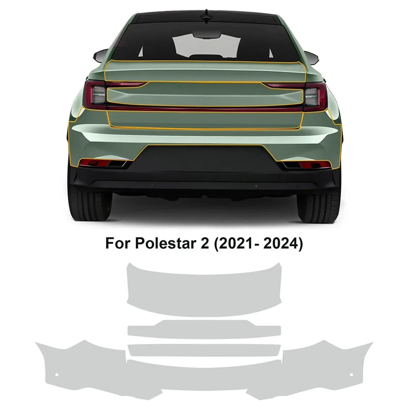 Precut PPF for Polestar 2 (2021–2025) | TPU Paint Protection Film Clear Bra
