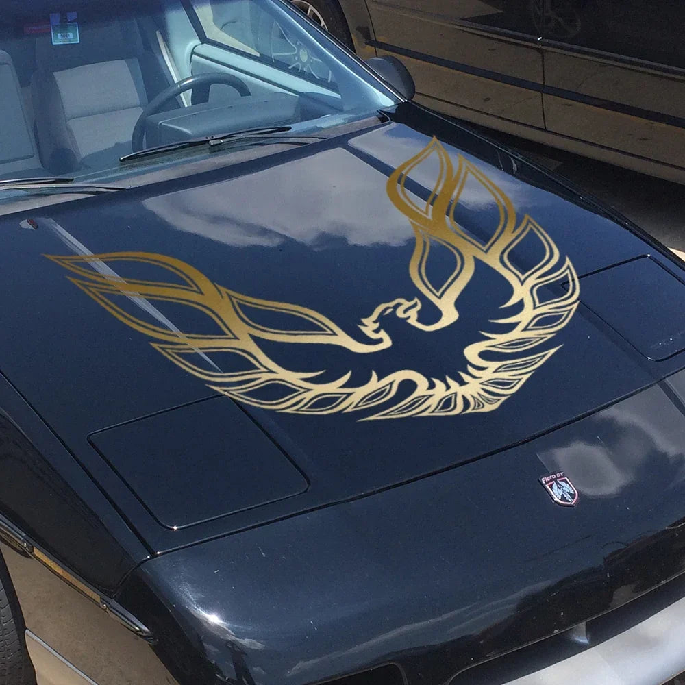 Engine Cover & Door Emblem Decal for Pontiac Firebird / Trans AM | Color Change Vinyl Sticker