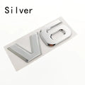 3D V6 Logo Badge Emblem | Universal Auto Decal for Mercedes, BMW, Audi, Ford & More