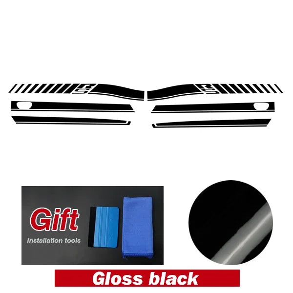 Dodge Challenger Body Side Accent Stripe Decal Kit – Door & Waist Line Graphic | 2008–2023 RS | 8 Premium Finishes