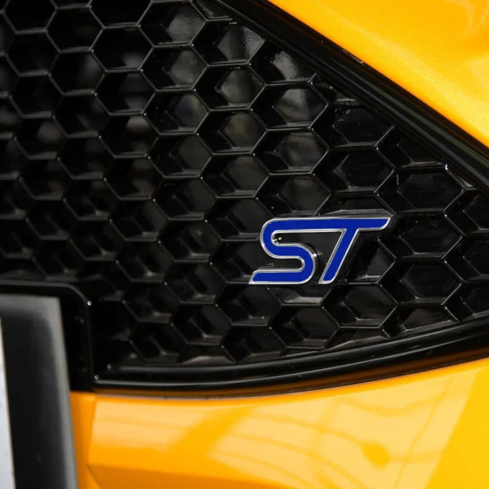 Aluminum Alloy ST Emblem | Grille, Body & Trunk Sticker for Ford ST Models