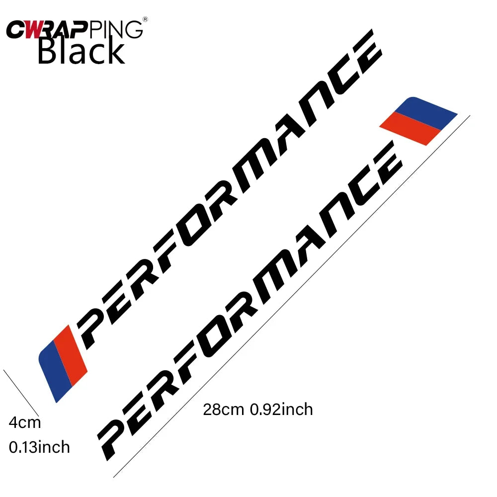 Performance Stripe Decal | Door & Front Visor Vinyl Graphic for Cars & Trucks