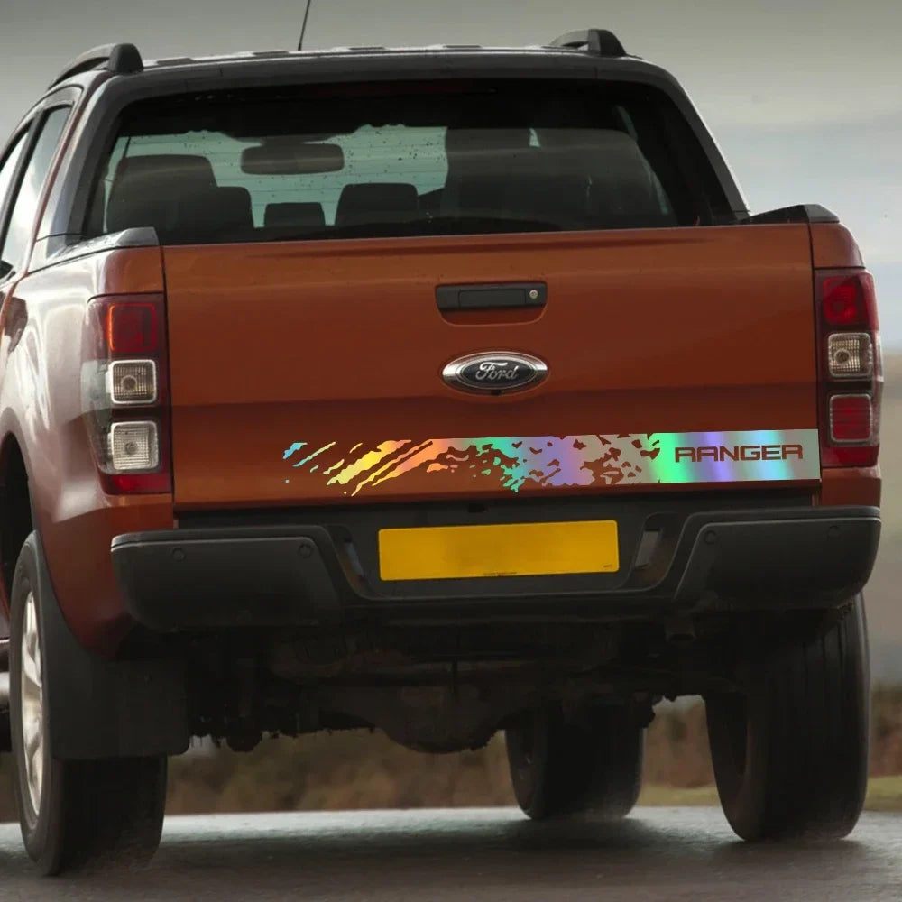 Back Door Tailgate Vinyl Decal for Ford Ranger Raptor T6 / Wildtrak | Pickup Truck Sticker