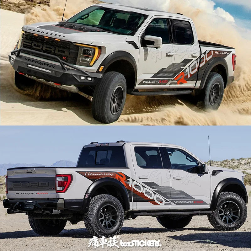 F-150 Raptor R Pickup Off-Road Racing Vinyl Decal | Body Modification Film & Decoration Sticker