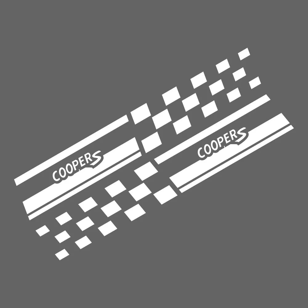 B-Pillar Window Decal for Mini John Cooper Works (R55, R56, R59, R60, R61) | 2-Piece Vinyl Sticker