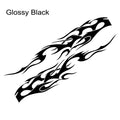 Flame Graphics Side Body Sticker | 2-Piece Universal Vinyl Sports Racing Decal