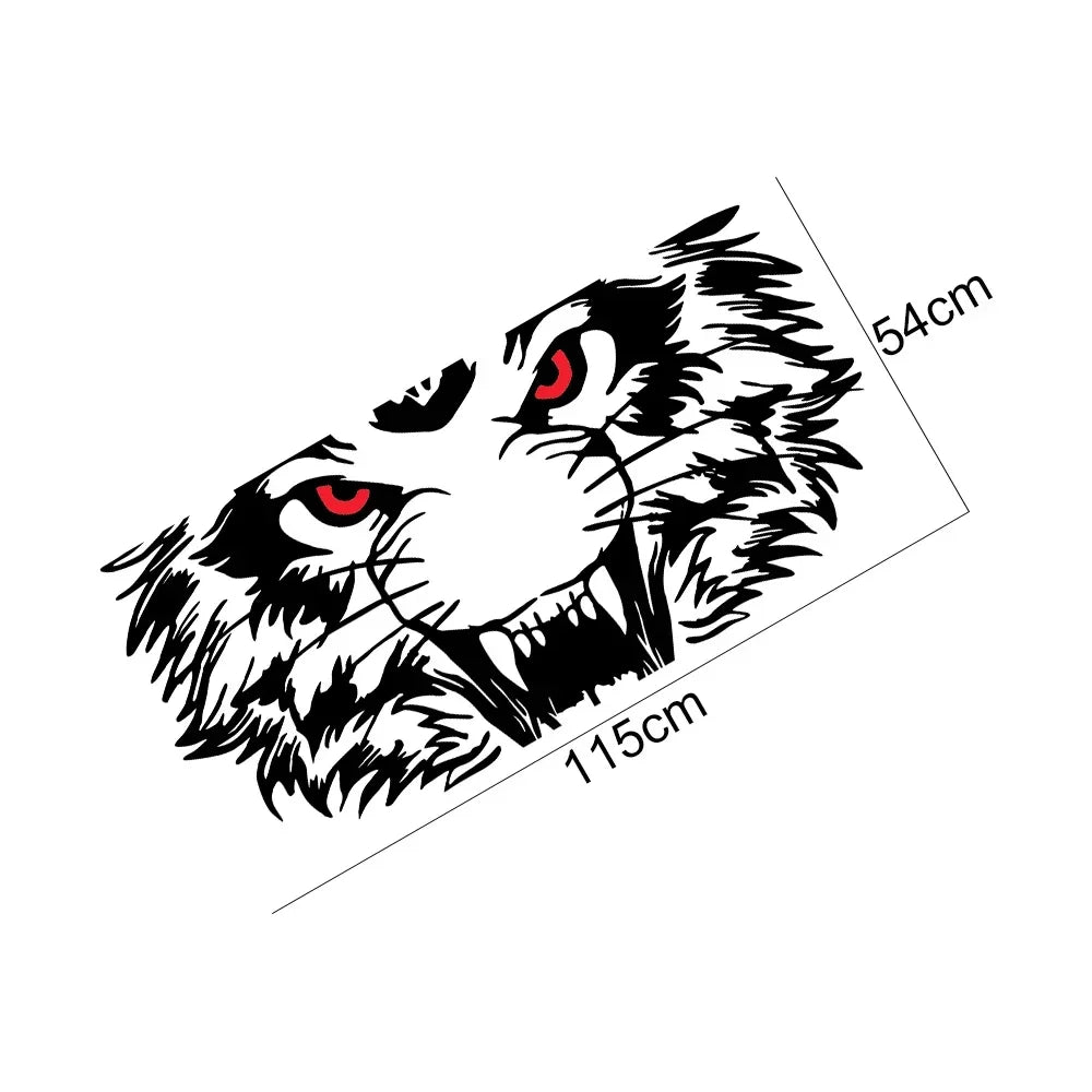 Tiger Tailgate Graphic Decal | Universal Pickup Sticker for Ford F-150, Toyota Hilux, Silverado, RAM, Isuzu D-Max & More