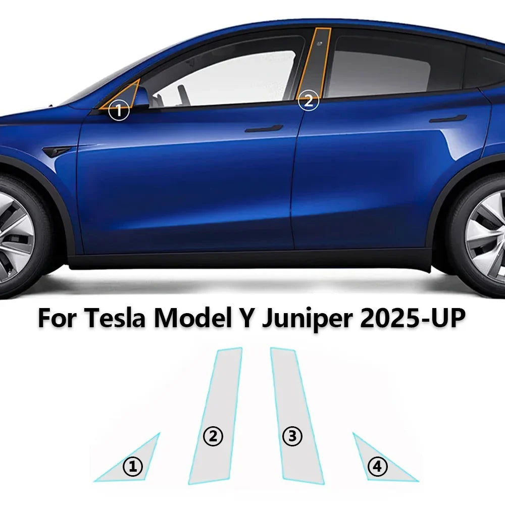 Precut PPF for Tesla Model Y Juniper (2025–2026) | TPU Headlight, Tail Light & Pillar Protection