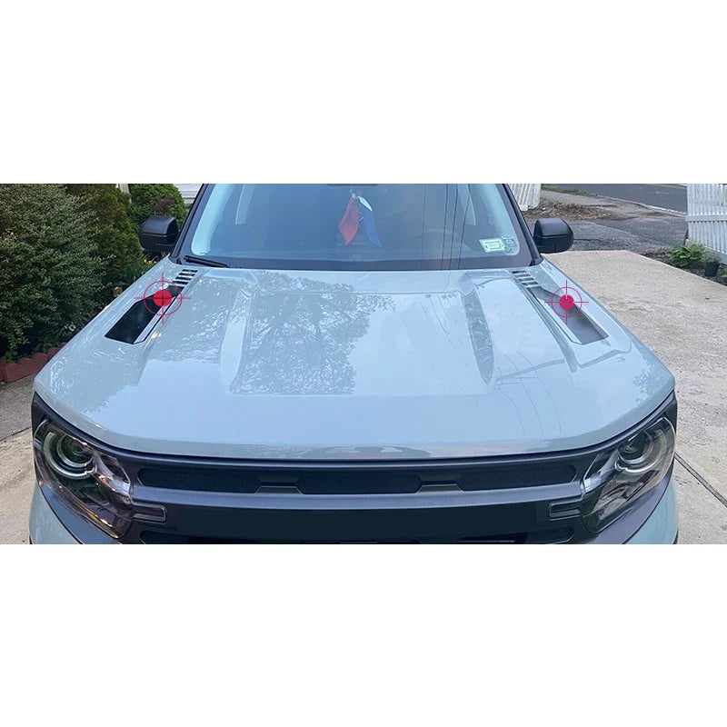 Hood Scoop Racing Stripe Decal for Ford Bronco Sport (2021+) | Vinyl Bonnet Body Graphic