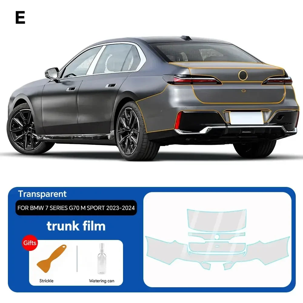 Precut PPF for BMW 7 Series G70 / M Sport (2023–2025) | TPU Paint Protection Film Clear Bra
